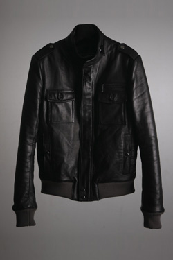 05&#039;F/W Collection Leather Jacket 그레이시보리 
