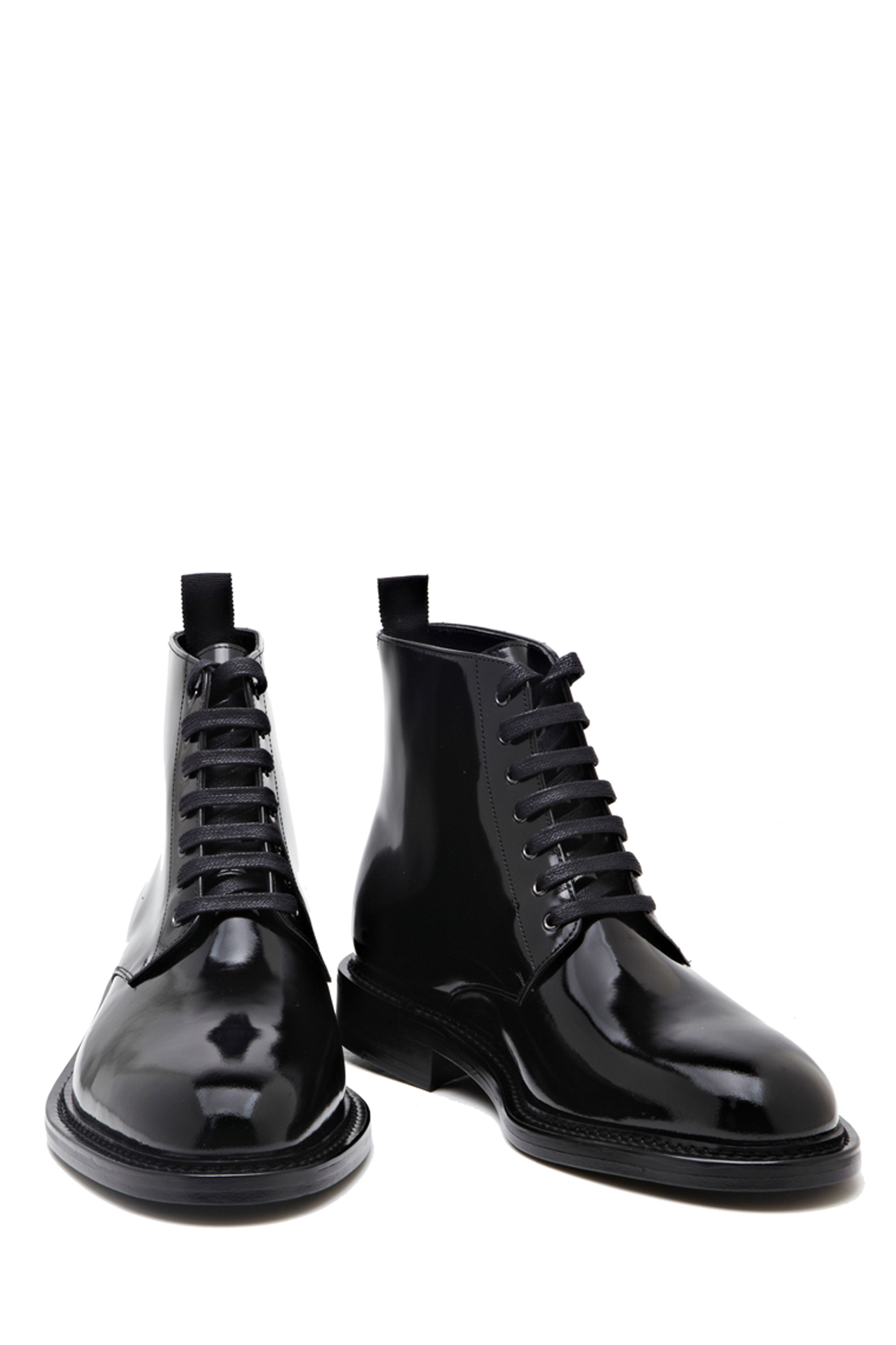 Saint lauren* laceup boots